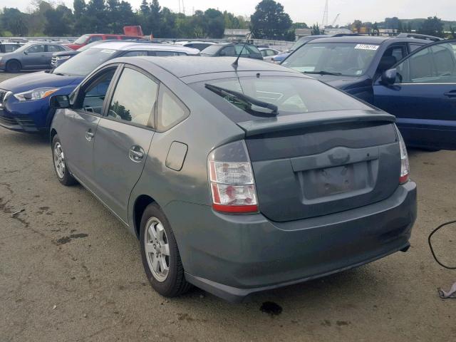 JTDKB20U453032019 - 2005 TOYOTA PRIUS GREEN photo 3