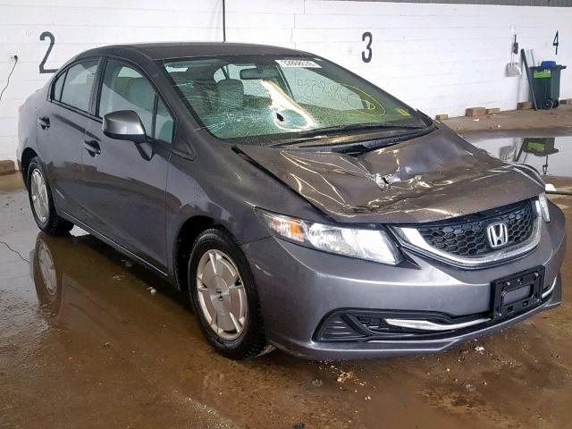 2HGFB2F69DH529090 - 2013 HONDA CIVIC HF GRAY photo 1