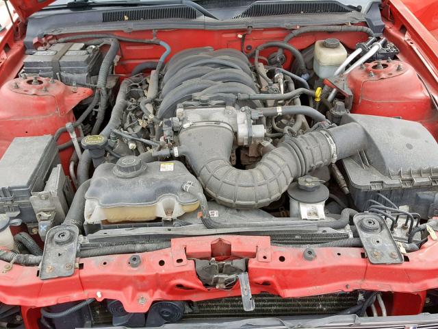 1ZVFT82H755161374 - 2005 FORD MUSTANG GT RED photo 7