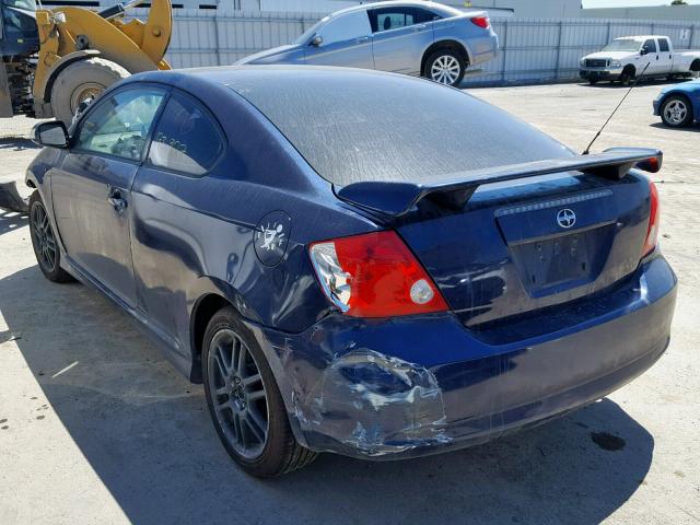 JTKDE167060070905 - 2006 TOYOTA SCION TC ლურჯი ფოტო 3