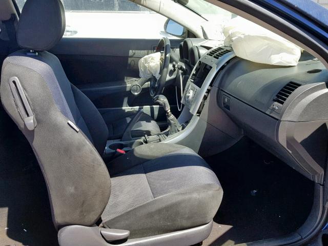 JTKDE167060070905 - 2006 TOYOTA SCION TC ლურჯი ფოტო 5