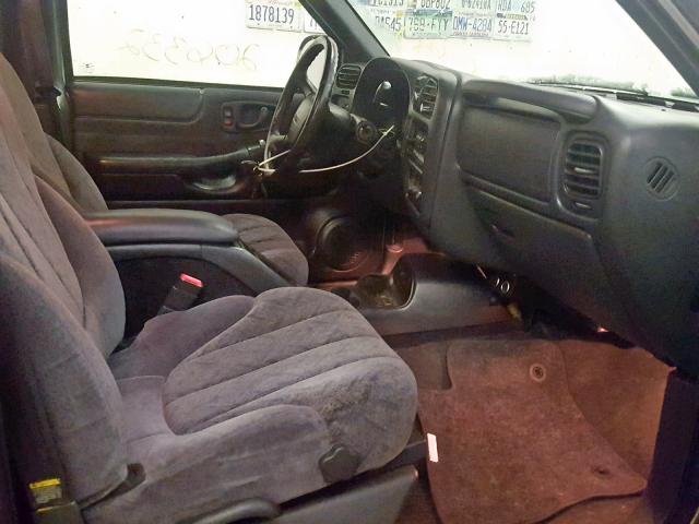 1GTDT13W01K170136 - 2001 GMC SONOMA GRAY photo 5