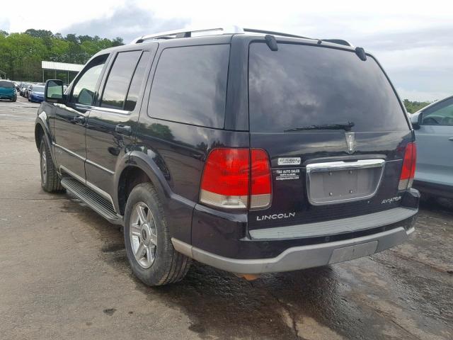 5LMEU68H94ZJ08005 - 2004 LINCOLN AVIATOR 黑色 照片 3