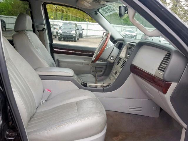 5LMEU68H94ZJ08005 - 2004 LINCOLN AVIATOR 黑色 照片 5