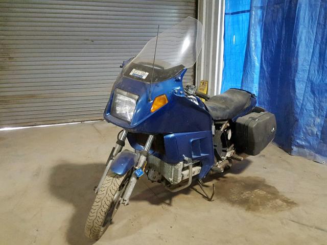 WB1051401F0053149 - 1985 BMW K100 RT BLUE photo 2