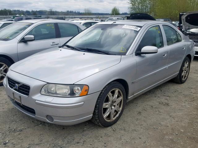 YV1RS592162541469 - 2006 VOLVO S60 2.5T SILVER photo 2