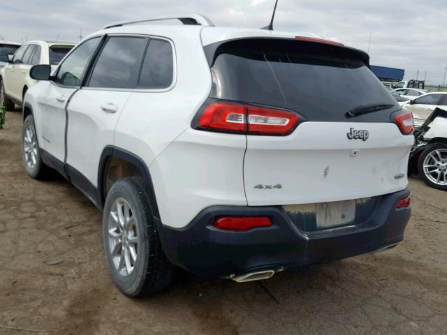 1C4PJMCS0GW254542 - 2016 JEEP CHEROKEE L WHITE photo 3