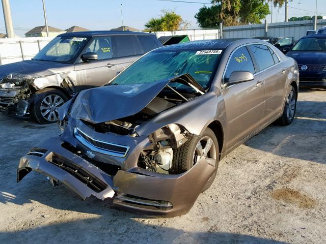1G1ZC5E12BF309359 - 2011 CHEVROLET MALIBU 1LT 棕色 照片 2