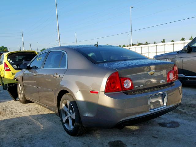 1G1ZC5E12BF309359 - 2011 CHEVROLET MALIBU 1LT 棕色 照片 3