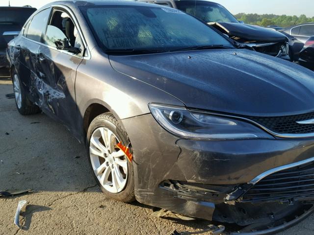 1C3CCCAB8FN553114 - 2015 CHRYSLER 200 LIMITE GRAY photo 9