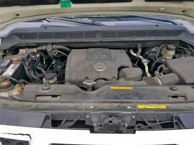 5N1BA08D58N601122 - 2008 NISSAN ARMADA SE WHITE photo 7