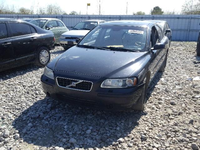 YV1RH592362503854 - 2006 VOLVO S60 2.5T BLACK photo 2