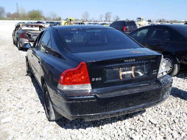 YV1RH592362503854 - 2006 VOLVO S60 2.5T BLACK photo 3