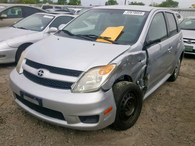 JTKKT624360157770 - 2006 TOYOTA SCION XA SILVER photo 2