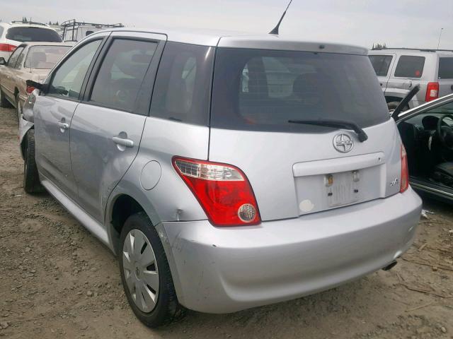 JTKKT624360157770 - 2006 TOYOTA SCION XA SILVER photo 3