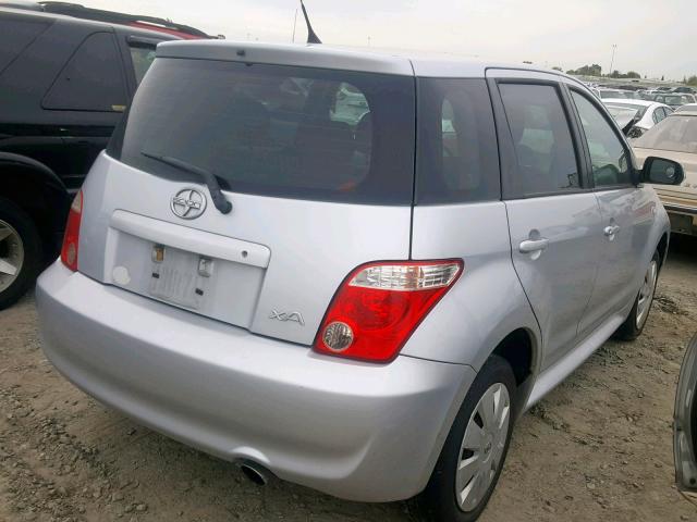 JTKKT624360157770 - 2006 TOYOTA SCION XA SILVER photo 4