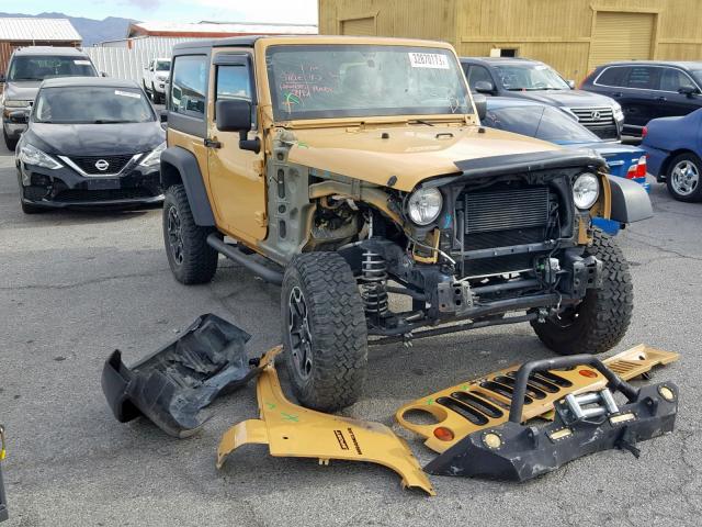 1C4AJWAG4DL691716 - 2013 JEEP WRANGLER S TAN photo 1