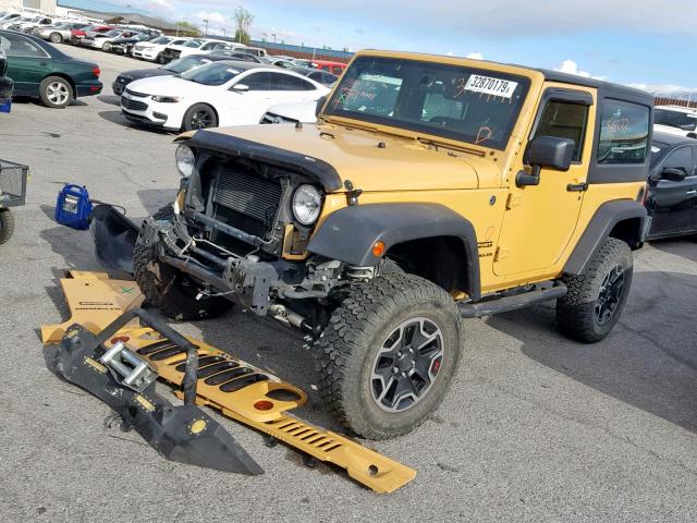 1C4AJWAG4DL691716 - 2013 JEEP WRANGLER S TAN photo 2