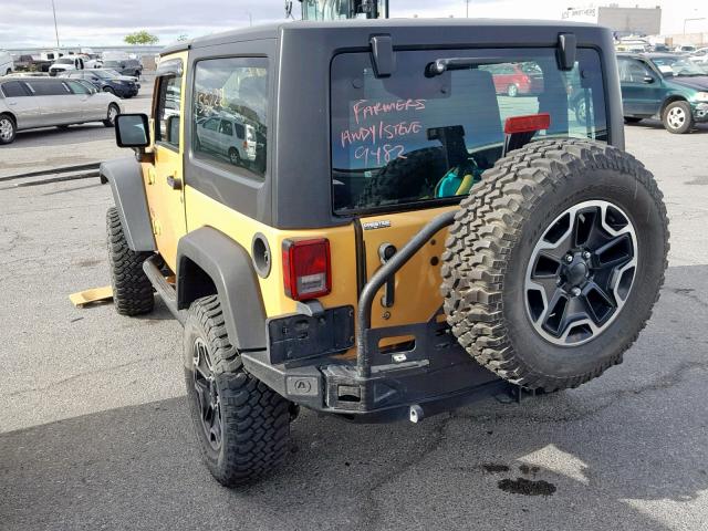 1C4AJWAG4DL691716 - 2013 JEEP WRANGLER S TAN photo 3