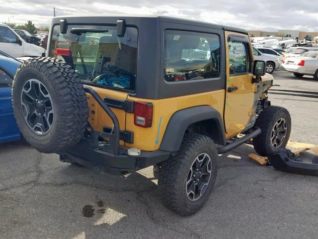 1C4AJWAG4DL691716 - 2013 JEEP WRANGLER S TAN photo 4