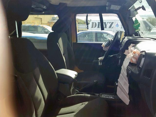 1C4AJWAG4DL691716 - 2013 JEEP WRANGLER S TAN photo 5