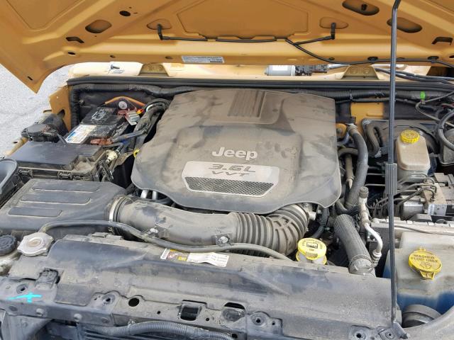1C4AJWAG4DL691716 - 2013 JEEP WRANGLER S TAN photo 7