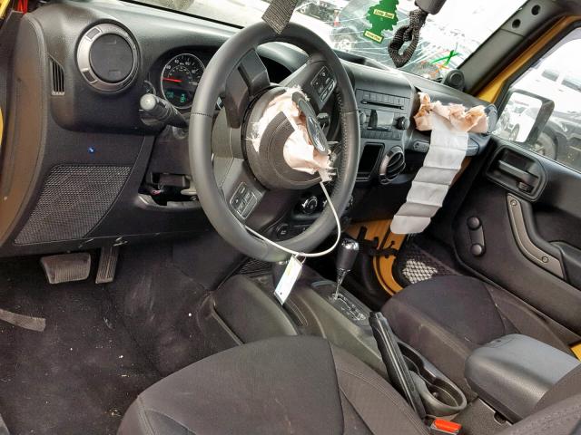 1C4AJWAG4DL691716 - 2013 JEEP WRANGLER S TAN photo 9