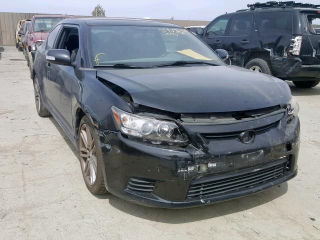 JTKJF5C74C3039713 - 2012 TOYOTA SCION TC BLACK photo 1