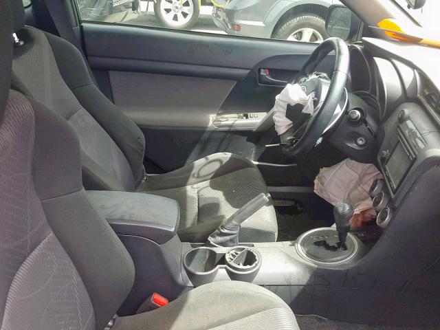 JTKJF5C74C3039713 - 2012 TOYOTA SCION TC BLACK photo 5