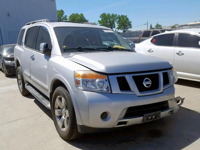 5N1AA0ND5CN601209 - 2012 NISSAN ARMADA SV SILVER photo 1