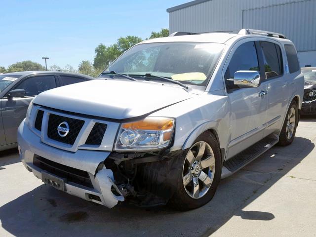 5N1AA0ND5CN601209 - 2012 NISSAN ARMADA SV SILVER photo 2