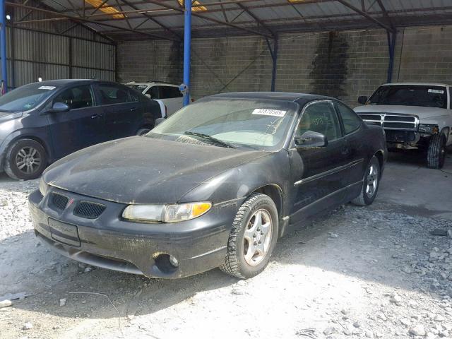 1G2WP12K9VF279256 - 1997 PONTIAC GRAND PRIX BLACK photo 2
