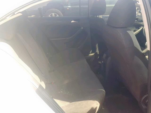 3VW2K7AJ2EM312258 - 2014 VOLKSWAGEN JETTA BASE WHITE photo 6