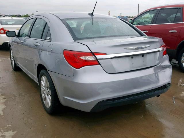 1C3CCBAB0EN209012 - 2014 CHRYSLER 200 LX GRAY photo 3