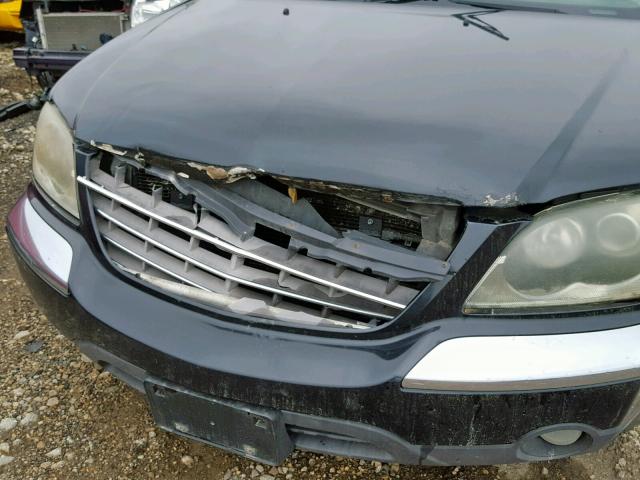 2C8GF68404R633843 - 2004 CHRYSLER PACIFICA BLACK photo 9