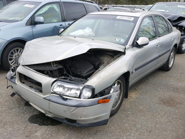 YV1TS94D911213222 - 2001 VOLVO S80 SILVER photo 2