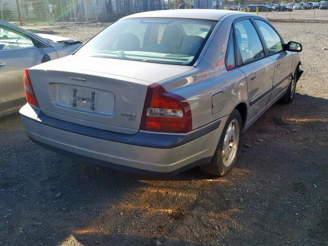 YV1TS94D911213222 - 2001 VOLVO S80 SILVER photo 4