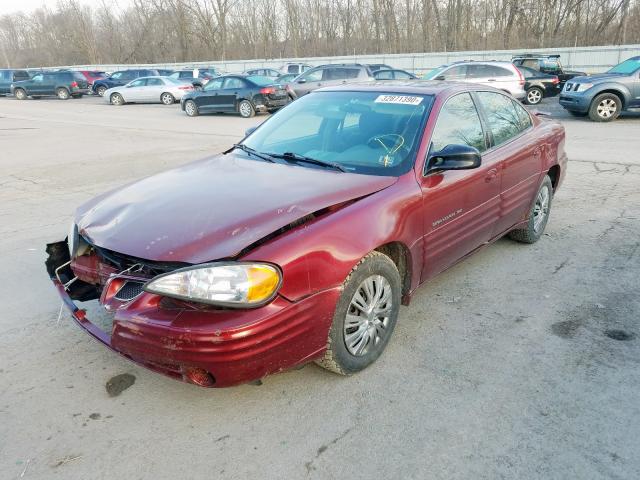 1G2NF52T31M526551 - 2001 PONTIAC GRAND AM SE1  photo 2