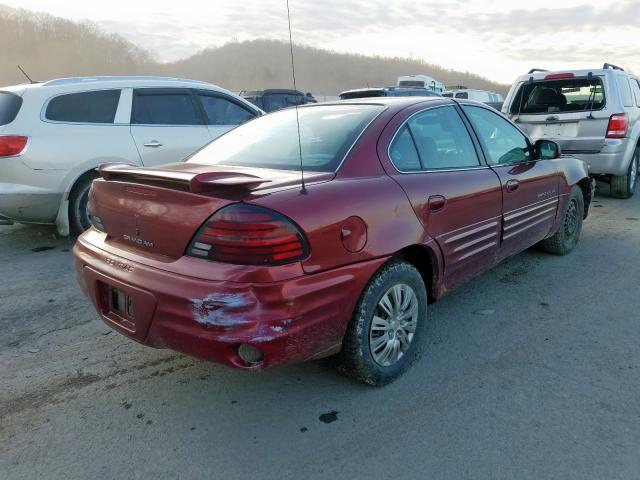 1G2NF52T31M526551 - 2001 PONTIAC GRAND AM SE1  photo 4