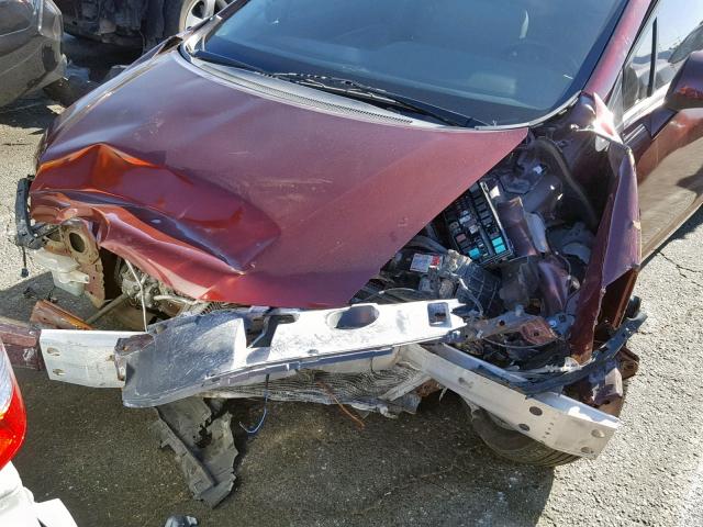 2HGFB2F91DH508633 - 2013 HONDA CIVIC EXL MAROON photo 9