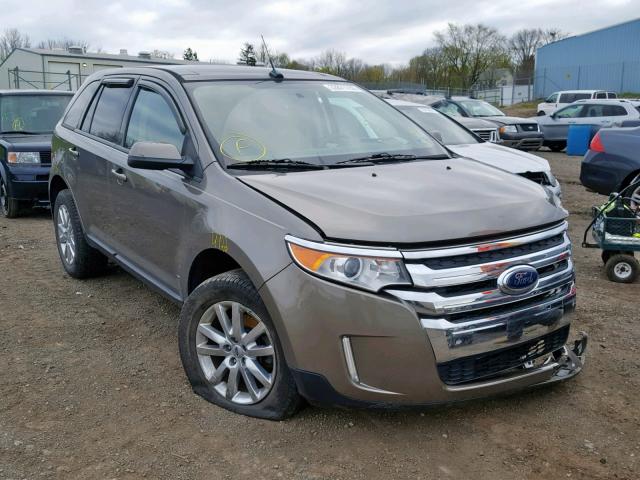 2FMDK4JC9DBB49566 - 2013 FORD EDGE SEL GRAY photo 1