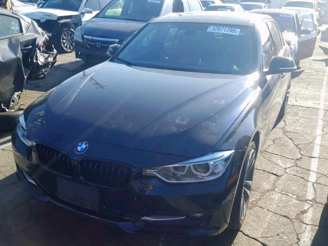 WBA3D5C58EKX97130 - 2014 BMW 328 D BLUE photo 2