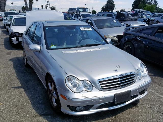 WDBRF40J55F636339 - 2005 MERCEDES-BENZ C 230K SPO SILVER photo 1