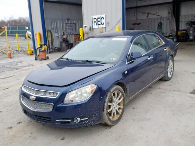 1G1ZK577484242868 - 2008 CHEVROLET MALIBU LTZ BLUE photo 2