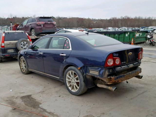 1G1ZK577484242868 - 2008 CHEVROLET MALIBU LTZ BLUE photo 3