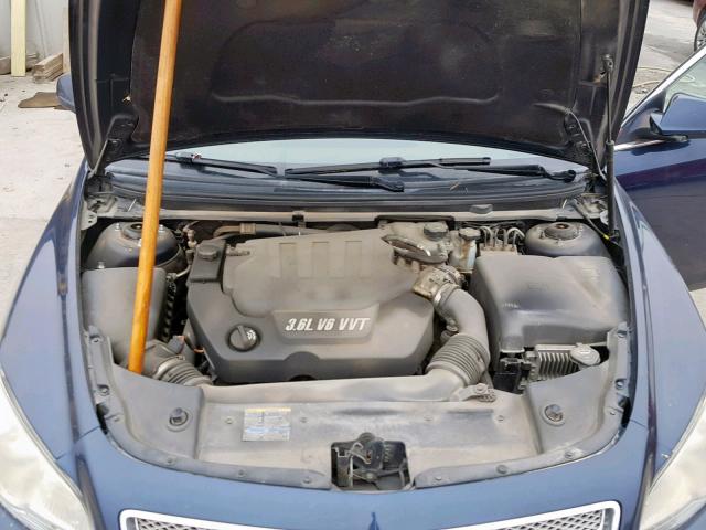 1G1ZK577484242868 - 2008 CHEVROLET MALIBU LTZ BLUE photo 7