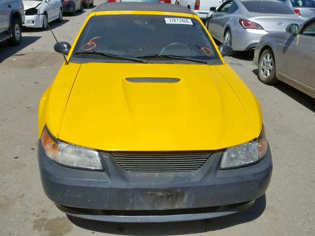 1FAFP45X1XF168813 - 1999 FORD MUSTANG GT YELLOW photo 10