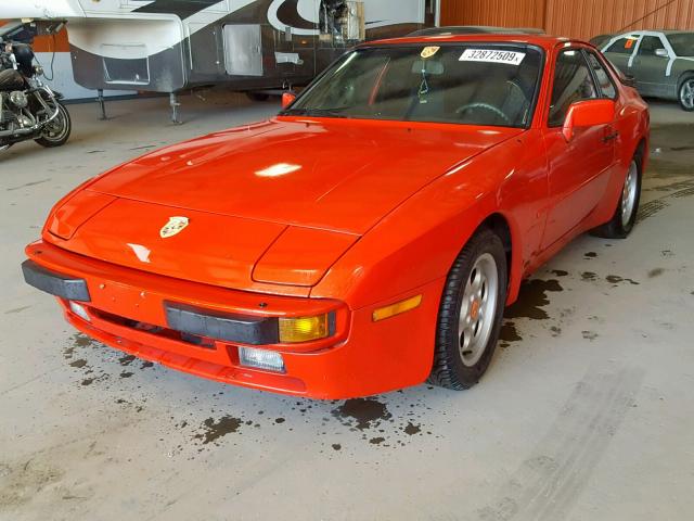 WP0AA0947EN461262 - 1984 PORSCHE 944 RED photo 2