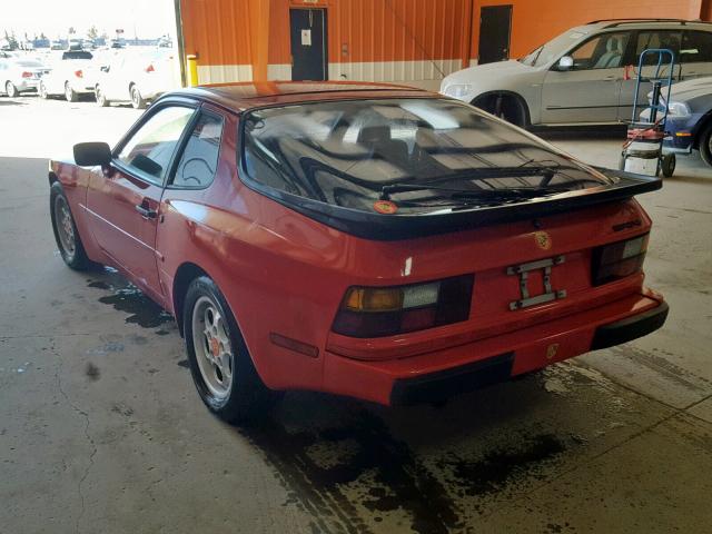 WP0AA0947EN461262 - 1984 PORSCHE 944 RED photo 3