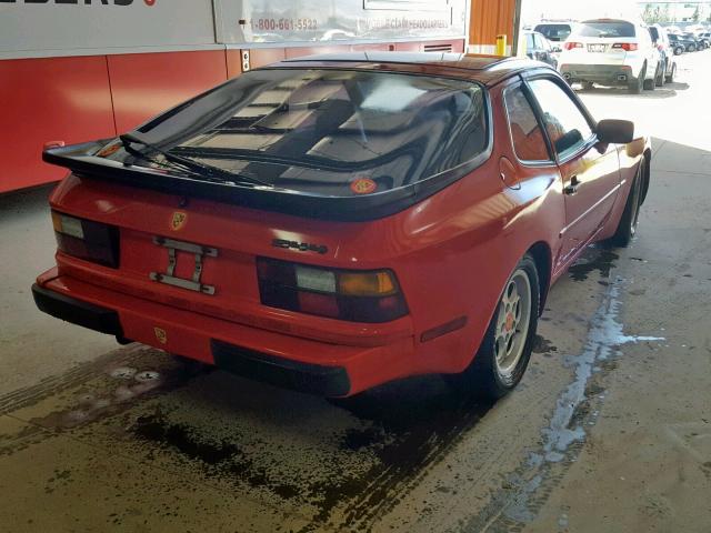 WP0AA0947EN461262 - 1984 PORSCHE 944 RED photo 4